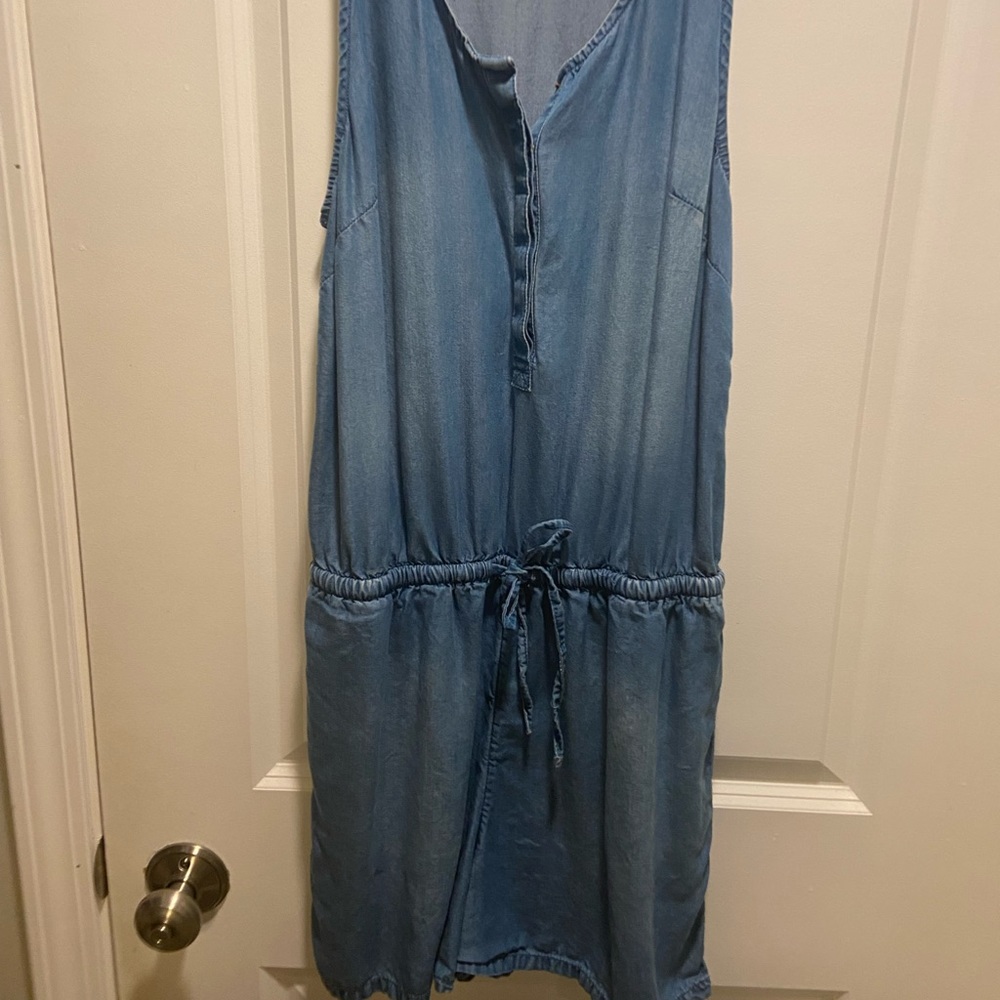 Denim romper